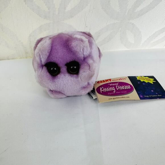 GIANTmicrobes Kissing Mono Disease Plush NWT - Picture 4 of 12